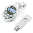 In-Car MP3 Player & Wireless FM Radio Transmitter for USB Flash Drive & SD Card with 12V Lighter Plug (MP3FM4) & Bonus SanDisk Cruzer Micro U3 4GB USB 2.0 Flash Drive with Retractable USB Connector (SDCZ64096)