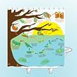 Metamorphosis Shower Curtain - EVA vinyl