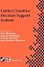 Context-Sensitive Decision Support Systems: International Federation of Information Processing (Ifip International Federation for Information Processing)