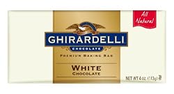 Ghirardelli Chocolate Baking Bar, White Chocolate, 4-Ounce Bars (Pack of 6)