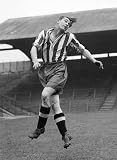 Jackie Millburn Newcastle United FC - Art Print - 28x35cm - Photographic Art Print