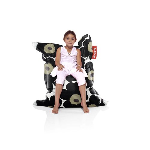 Fatboy Junior Marimekko Unikko Bean Bag, Black