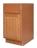 Timberpro 18-Inch Wide by 34 1/2-Inch High, Factory Assembled - Ready to Install All Wood Kitchen Cabinet, Westport Cinnamon Maple B18L-WCN