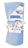 Trend Lab Two Layer Velour Receiving Blanket, Blue