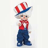 PRECIOUS MOMENTS I WANT YOU UNCLE SAM HOBO CLOWN DOLL