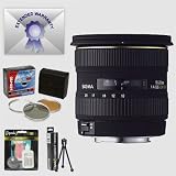 Sigma 10-20mm f/4-5.6 EX DC HSM Wide Angle AF Lens & Filters & 9 Year Warranty for Nikon SLR Digital SLR Cameras