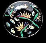 Bird of Paradise Design - Hand Painted - Dinner/Display Plate - 10 inch diameter