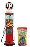 Texas A&M Aggies NCAA Red Retro Gas Pump Gumball Machine
