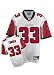 Michael Turner Jersey: Reebok White Replica #33 Atlanta Falcons Jersey - X-Large