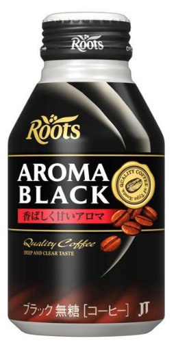 JT ルーツ アロマブラック ボトル缶 300g×24本