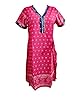 Indian Tunic Top Womens / Kurti Pink Printed Dress India Clothing Small