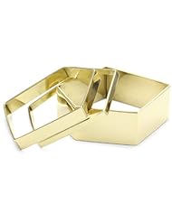 nOir Doro Set Of 3 Pentagon Bangle Bracelets