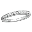 14K White Gold Diamond Band - 0.25 Ct.