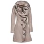 Laeticia Dreams Damen Volant Mantel Jacke Lang Neu XS S M L XL