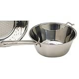 Kitchen Craft Stainless Steel Long Handled Colander 22cm
