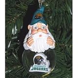 Jacksonville Jaguars Light Up Snow Globe Gnome Ornament