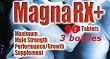 THREE Magna Rx+ Maximum Male Strength Penis Performance Growth Supplement - Three Bottles 90 Tablets total