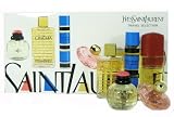 Womens designers Perfume by Yves Saint Laurent, ( YVES SAINT LAURENT COLLECTION GIFT SET ( EAU DE TOILETTE 7.5 ML MINIATURE OF OPIUM & PARIS & RIVE GAUCHE & BABY DOLL & EAU DE PARFUM 8 ML MINIATURE OF CINEMA ) )