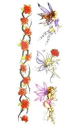 Flying Fairies 3 Temporary Tattoos