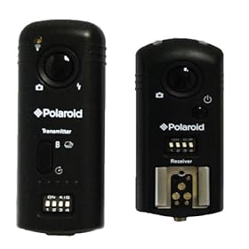 Polaroid Tri-Mode Wireless Camera & Flash Remote (Wireless Flash Remote, Wireless Shutter Release, Wireless Studio Strobe Trigger) For The Sony DSLR A100, A200, A300, A350, A560, A580, A700, A900, A55, A33, Minolta Dynax 7D, 5D, 9, 7, 5, 4, 3, 807si, 800si, 700si, 600si, 505si SLR Digital Cameras