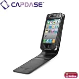 CAPDASE iPhone4 専用 たて開き Flip-Top フリップタイプ 本革製ケース ブラック WCIH4-6001