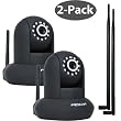 Foscam FI8910W 2-pack Pan & Tilt Wireless IP Camera with 9dbi Antennas