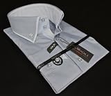 Chemise homme italienne cintrée gris NAPOLI Chemise slimfit du S au XXXL