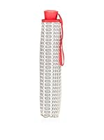 Ferré Paraguas Logo Beige / Rojo