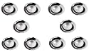 Pack of 10 - Polished Chrome R80 Recessed Downlights