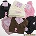 Pink Ribbon Knit Hat & Gloves