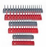 Hansen Global 92000 SAE & Metric Socket Storage Trays - 6 Piece Set