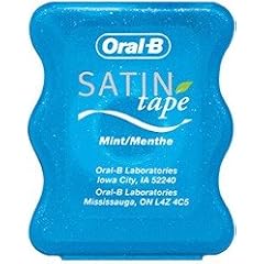 ORAL B Zahnseide Satintape blau Blisterkarte 1 St�ck