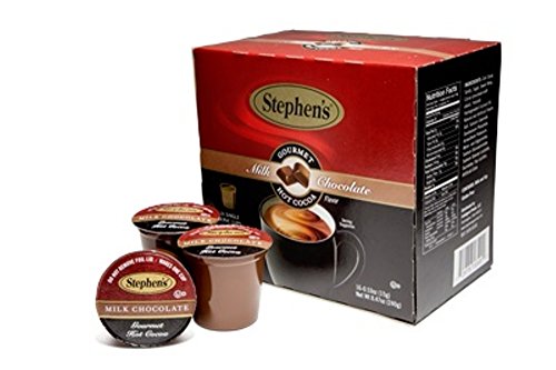 Stephen's Gourmet Hot Cocoa Milk Chocolate - 1 Box, 16 Single Cups