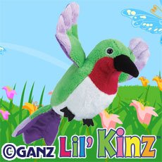 4155rNibApL LilKinz Mini Plush Stuffed Animal Hummingbird