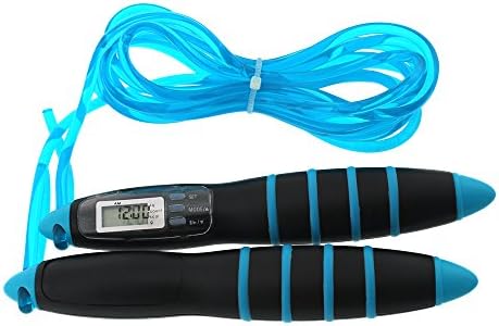 Toprime® Jump Rope ZJR2103 Electric Digital Counting Skipping Speed Jump Rope Adjustable Cable Green