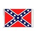 22 x 14 Wall Vinyl Sticker Rebel Confederate Flag HD