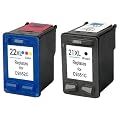 2 Druckerpatronen kompatibel f�r HP 22 XL + HP 21 XL