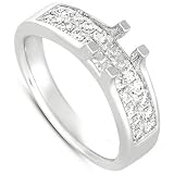 14k .42 Dwt Diamond White Gold Engagement Ring - JewelryWeb