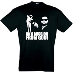 BLUES BROTHERS MISSION FROM GOD T-SHIRT NEU S-XXL KULT