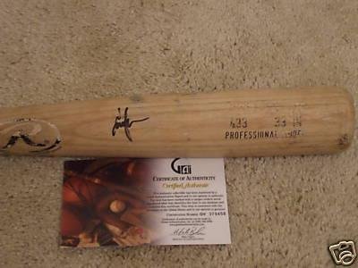 Connor Jackson Arizona Diamondbacks Signed Bat GAI - Autographed MLB Bats