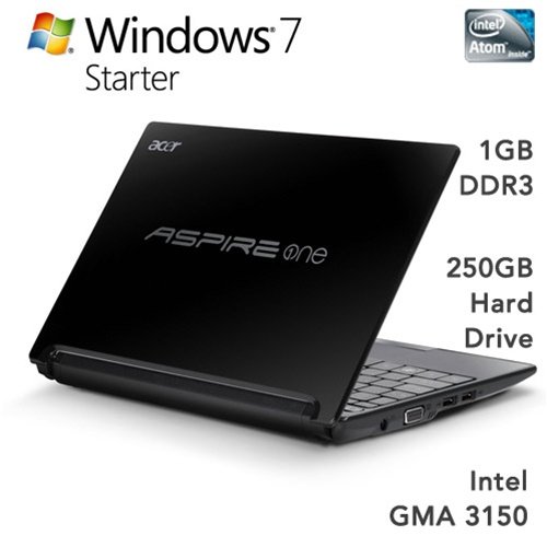 Acer AOD255E-13639 Factory Refurbished Netbook (Scratch & Dent)