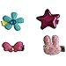 Hair Clips Barrettes Assorted Cute Flowery Ribbon Bows Style B-Series - 12 pcs of Uniquely Designed For Baby, Toddler, and Young Girls