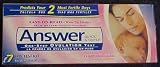 ANSWER QUICK AND SIMPLE ONE STEP OVULATION TEST 7 DAY TEST KITS (2 BOXES TOTAL 14 TESTS)