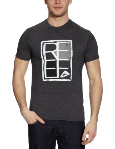 Reef Herren T-shirt Rectangulator, charcoal heather, S, RB776 Preisvergleich