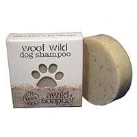 A Wild Soap Bar Shampoo Bar, Woof Wild Dog, 3.5 Ounce