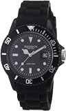 Madison New York Unisex-Armbanduhr Candy Time Analog Silikon schwarz U4167A2