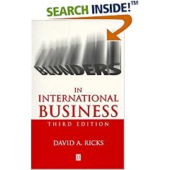 Blunders in International Business (Blackwell Business)