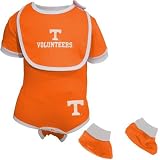 Tennessee Volunteers Baby Onesie, Bib, and Booties