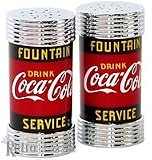 Coca-Cola Fountain Service Salt & Pepper Shakers