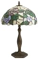 Tiffany-Style Floral Desk Lamp with 14-Inch Shade